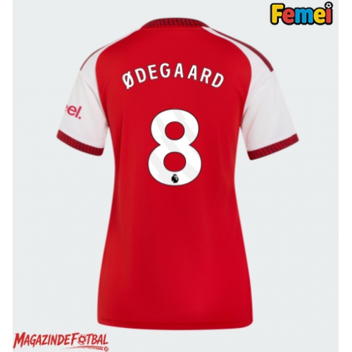 Arsenal Martin Odegaard #8 Tricou Fotbal Replică 2026-27 Femei Acasa Arsenal Martin Odegaard #8 Tricou Fotbal Replică 2026-27 Femei Acasa